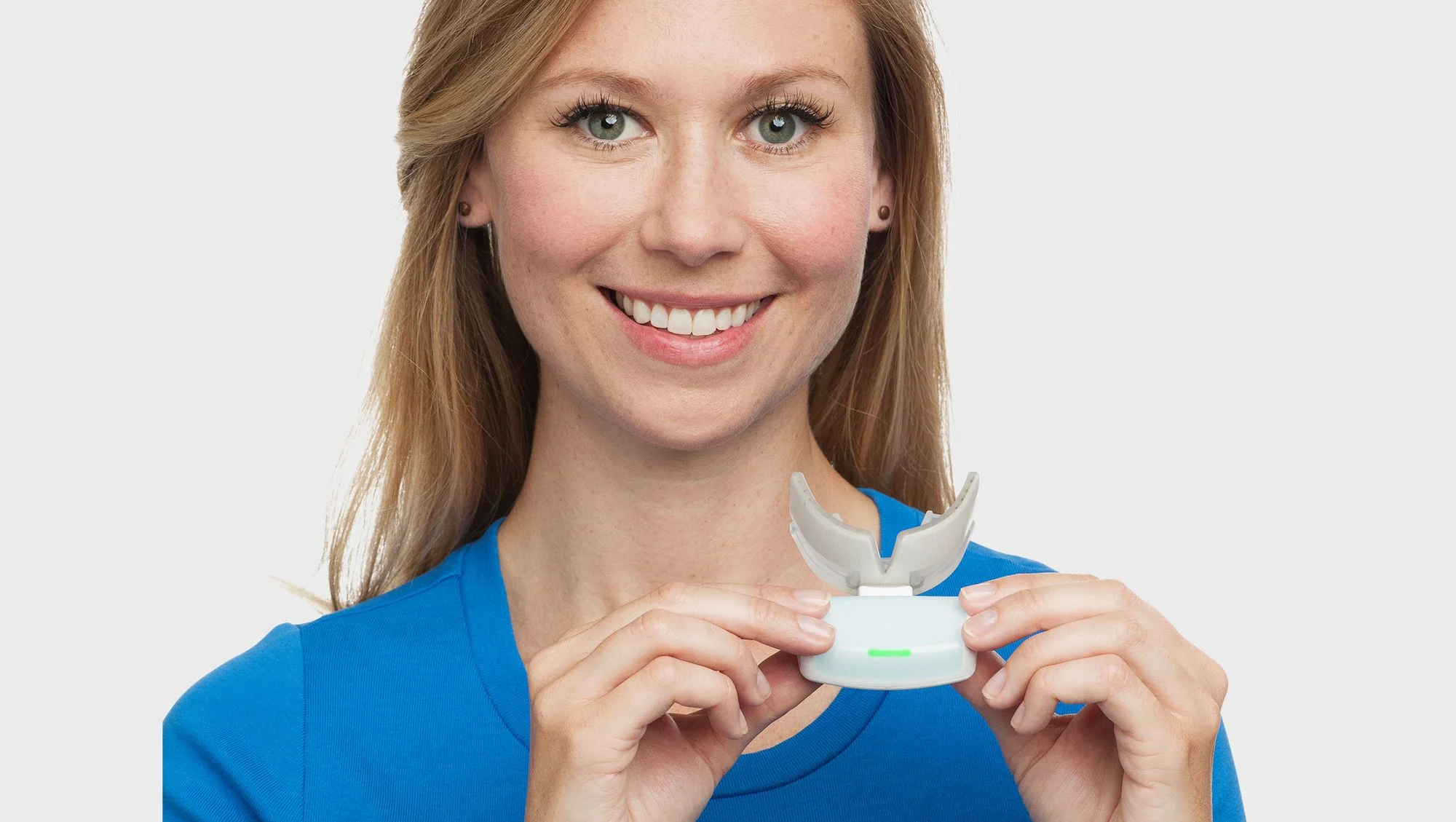 Patientin mit dem Biolight-Gerät